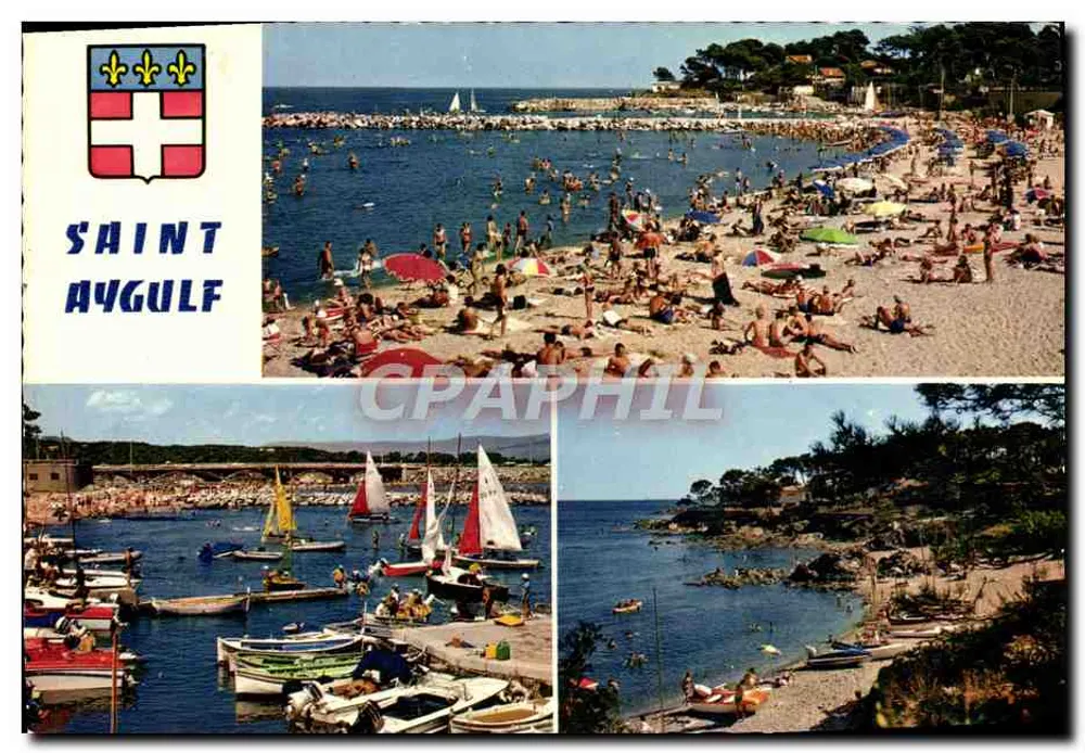 Saint-Aygulf — Strand und Hafen — Éditions La Douceur Hivernole - Vorderseite