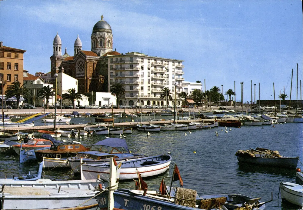 Saint-Raphaël — Hafen und Kathedrale — Éditions d'Art Montluët - Vorderseite
