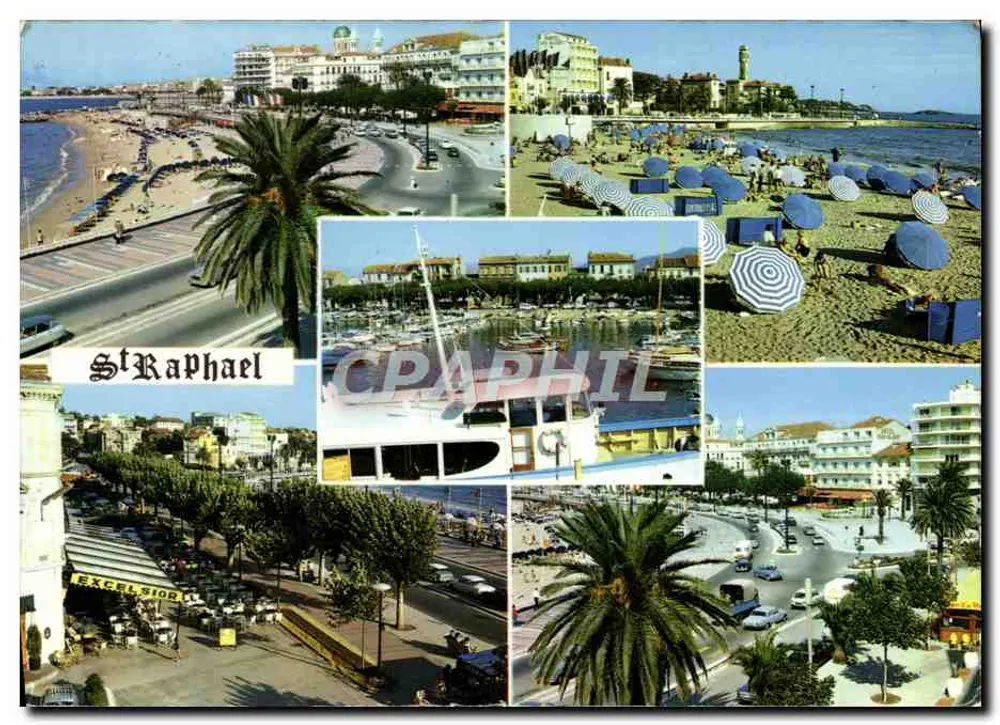 Saint-Raphaël — vista panorâmica — Les Editions en France, C-220 - Frente