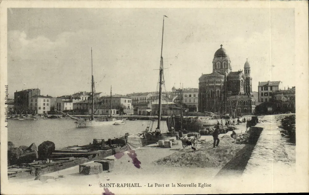 Saint-Raphaël - Le Port et la Nouvelle Église — A. Banditier & Saint-Raphaël - Vorderseite