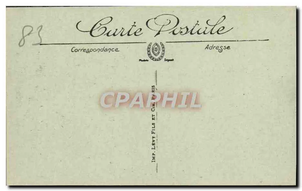 Saint-Raphaël — Ansicht des Boulevard Félix-Martin und Fréjus — LL Selecta - Rückseite