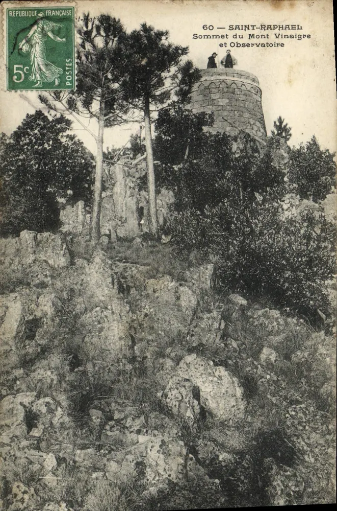 Gipfel des Mont Vinaigre — Observatorium in Saint-Raphaël — Verlag/Drucker nicht sichtbar - Vorderseite