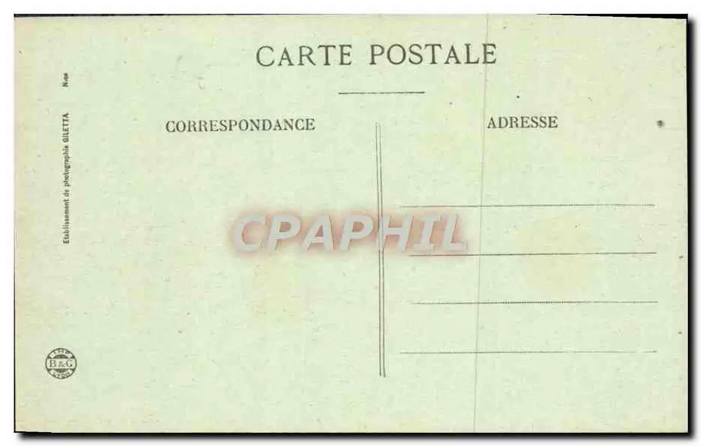 Saint-Raphaël — Boulevard Félix-Martin zwischen den Palmen — Edition Gilletta Nr. 1643 - Rückseite