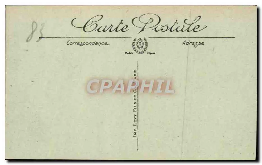 Saint-Raphaël — Der Land-Löwe und der Meer-Löwe von der Nice Road gesehen — Selecta - Rückseite
