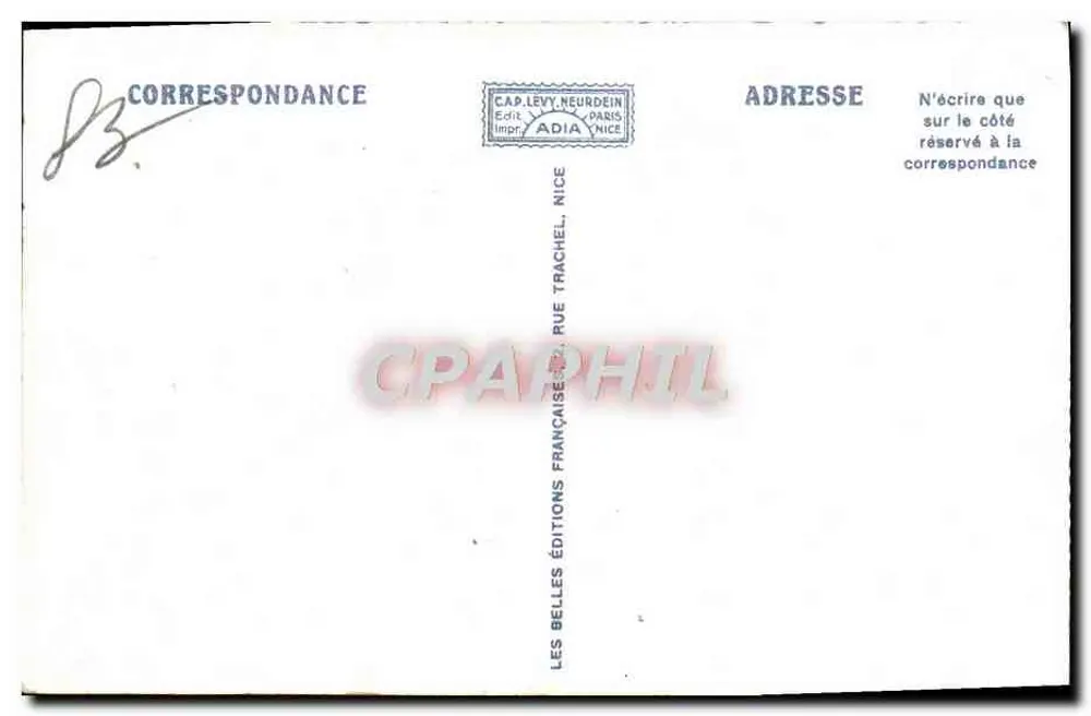 Saint-Raphaël — Der Boulevard Félix-Martin und die Bäder — Adia - Rückseite