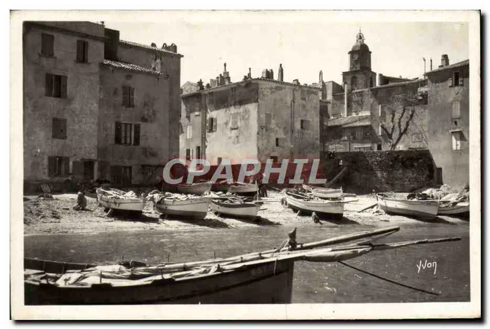 St-Tropez — Der alte Hafen — Éditions d'Art Yvan, Paris - Vorderseite