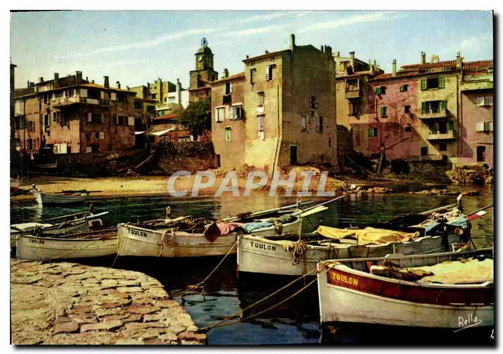Toulon — Ansicht des Fischereihafens — Éditions Rella - Vorderseite