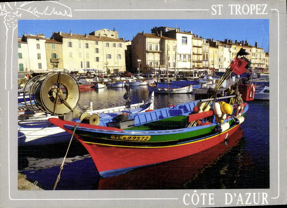 Saint-Tropez — Porto de pesca — Éditions Aris - Frente