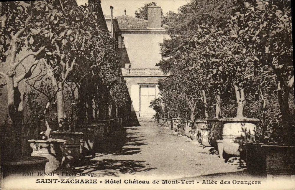 Saint-Zacharie - Hotel Château de Mont-Vert - Allée des Orangers — Edit. Reboul - Photo Pardy - Vorderseite