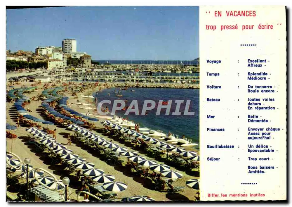 Praia de Sainte-Maxime — férias ensolaradas — Edições Rella - Frente