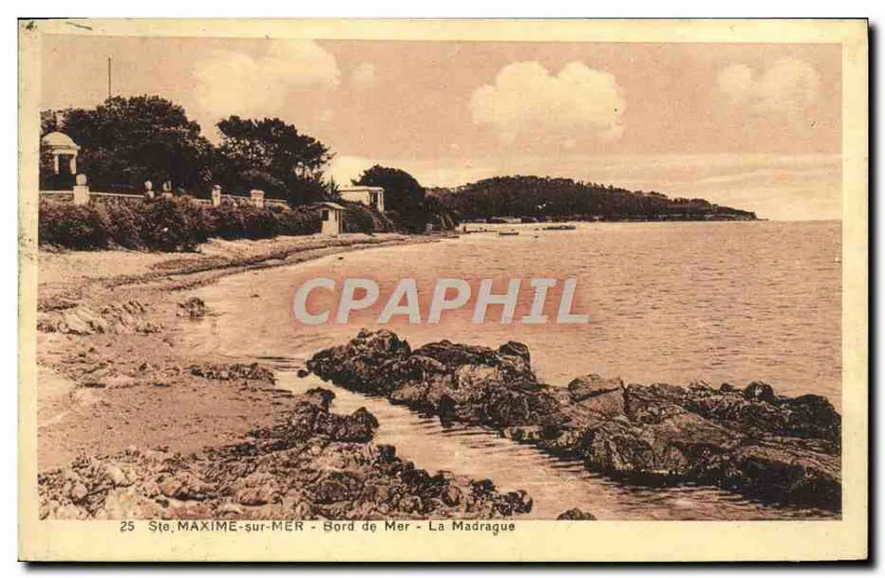 Ste-Maxime-sur-Mer — Küste — La Madrague - Vorderseite