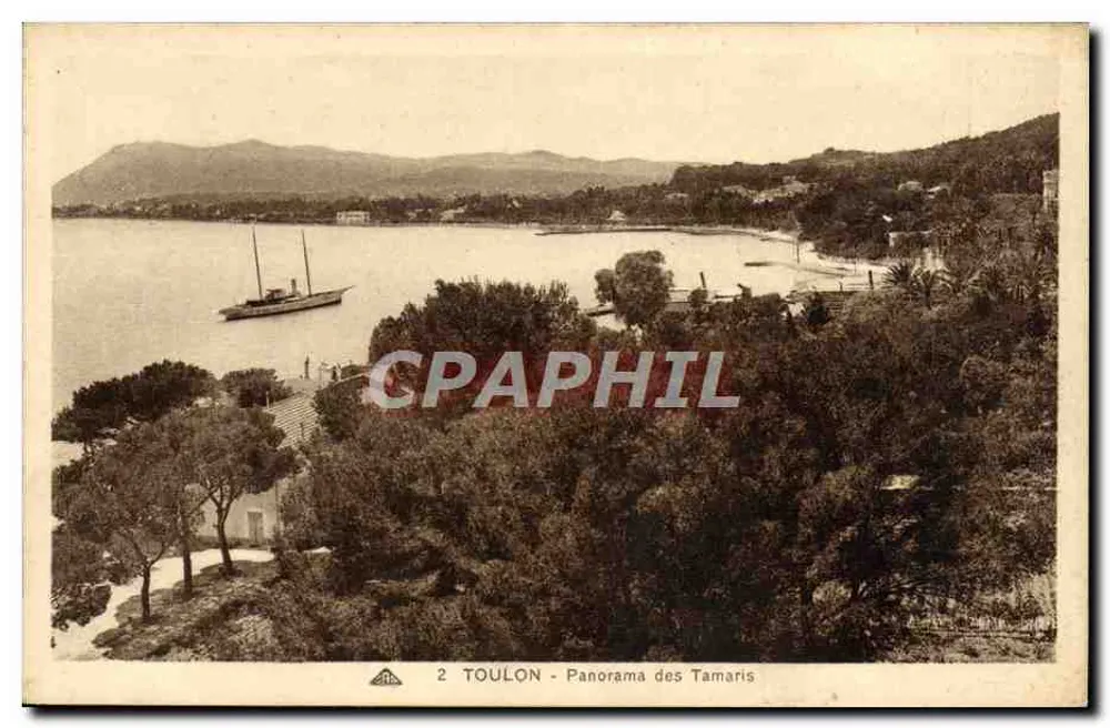 Toulon - Panorama dos Tamaris — editor anônimo, n° de série 2 - Frente