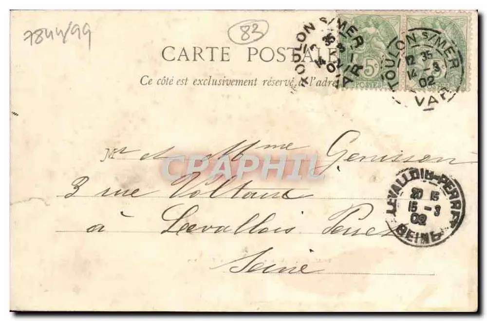 Toulon — Vista general de Tamaris — editor Pagnoult & Cie, Toulon - Reverso