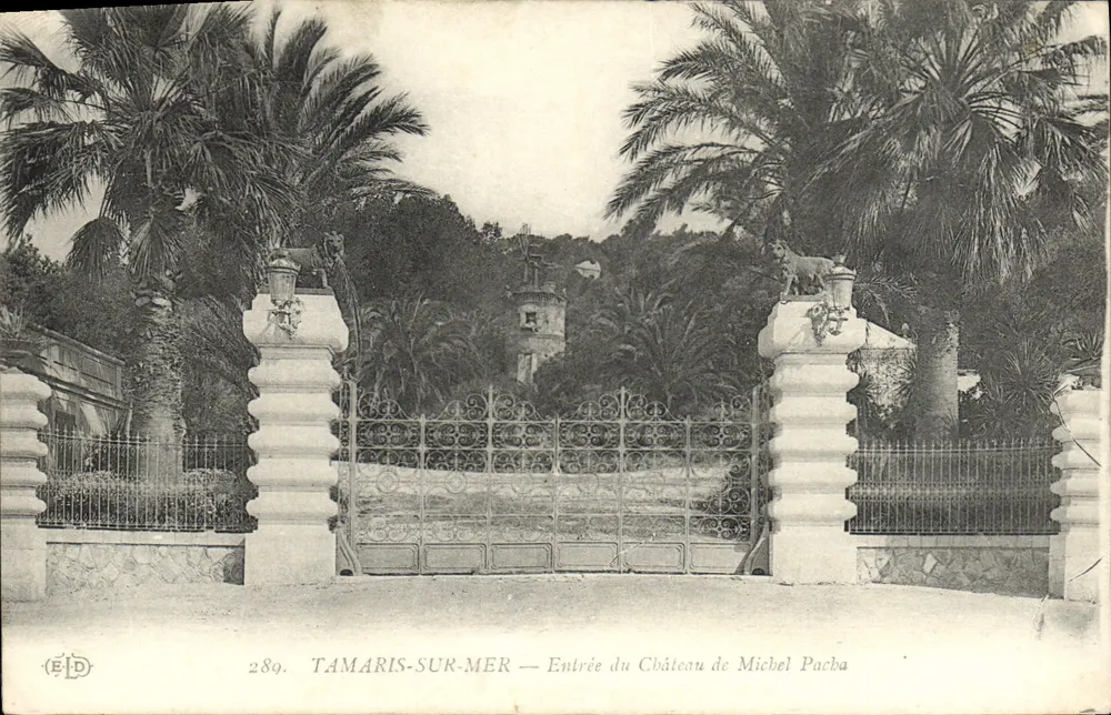 TAMARIS-SUR-MER — Eingang zum Schloss Michel Pacba — ELD, n° 289 - Vorderseite