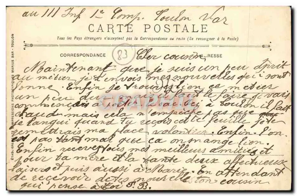 Toulon - Casernes Grignan - Eine Küche - Rückseite