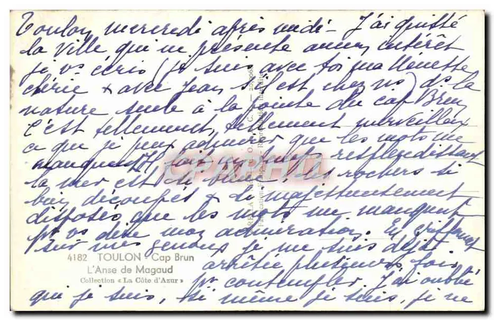 Cap Brun — A Ense de Magaud — Rella - Verso