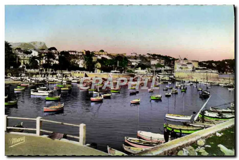 Port St-Louis — Blick auf den Hafen mit zahlreichen Booten — Editions MARY, Toulon - Vorderseite