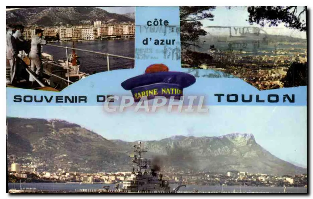Toulon — Ansicht der Côte d'Azur — Editions - Vorderseite