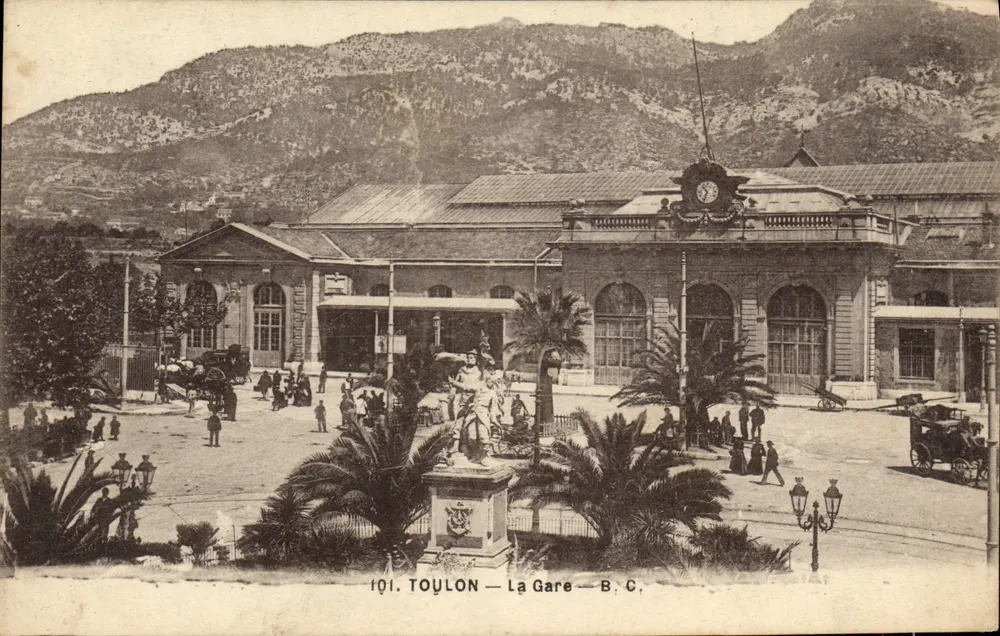 Toulon — A Estação — B.C. - Frente