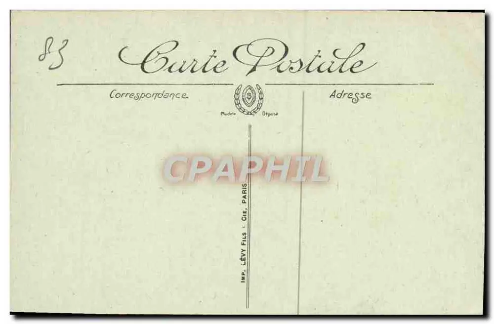 Toulon — Die P.-L.-M.-Bahnhof und der Platz — LL. - Rückseite