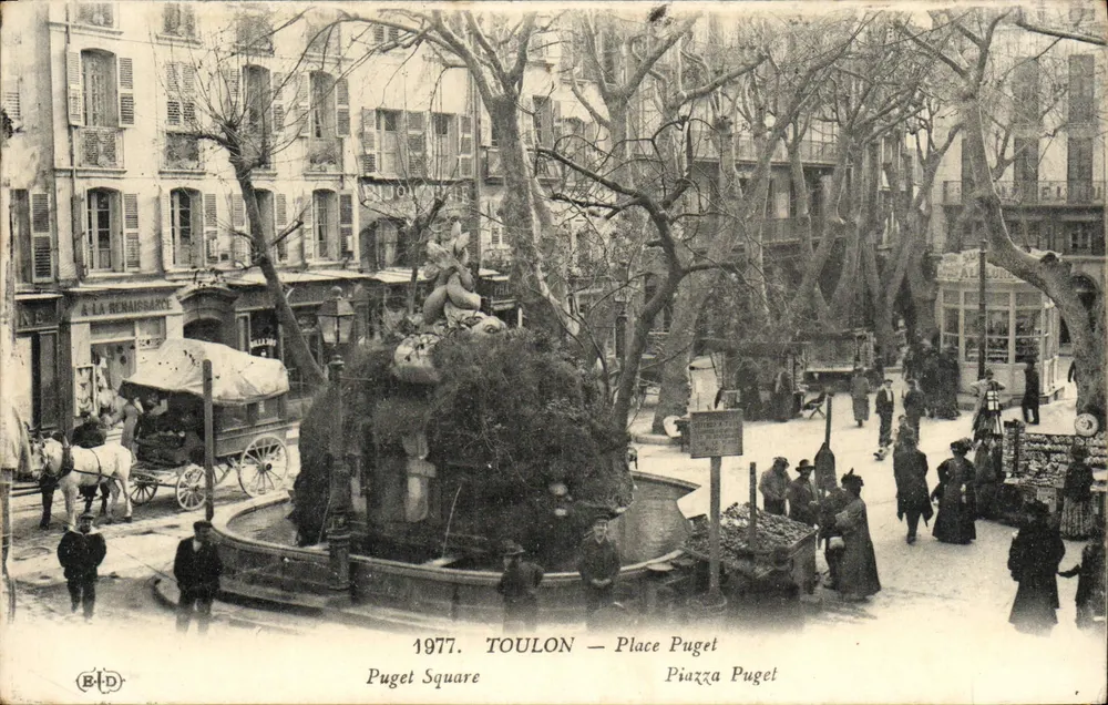 Toulon — Plac Puget — B.L.D. n° 1977 - Awers