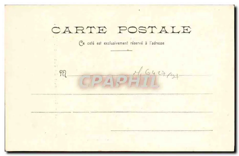 Toulon — Post- und Telegraphenamt — Edition Levot et Cie - Rückseite