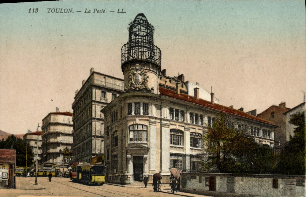 Toulon — A Postagem — LL. — Editor Lévy Fils & Cie, Paris - Frente