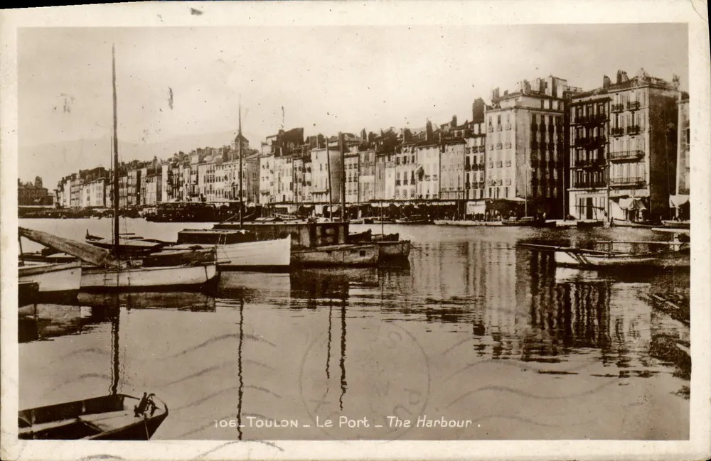 Toulon — O Porto — The Harbour — Edição Toulon (Var) n°106 - Frente