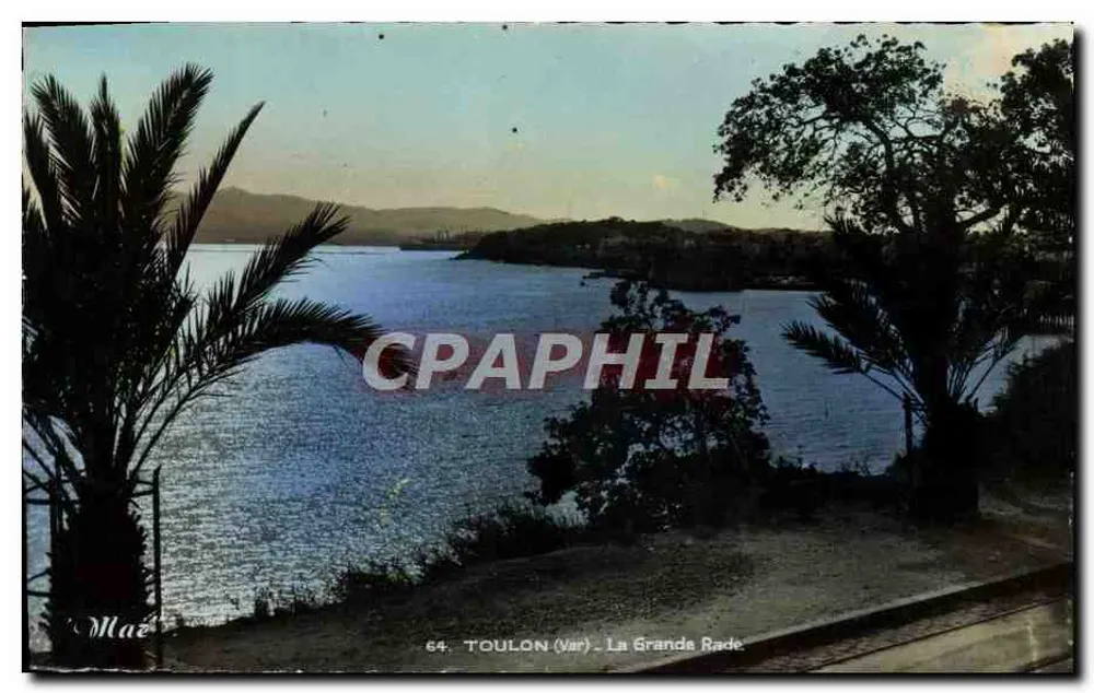 Toulon (Var) — A Grande Baía — edição 'La Côte d'Azur' - Frente