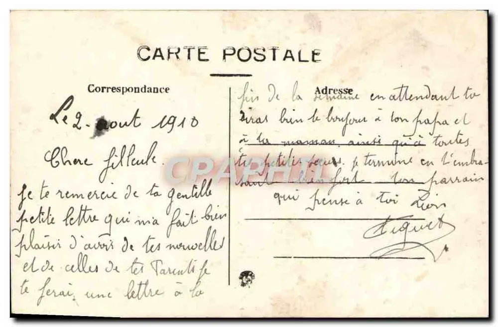 Toulon — Igreja de São João — B.C. n°166 - Verso