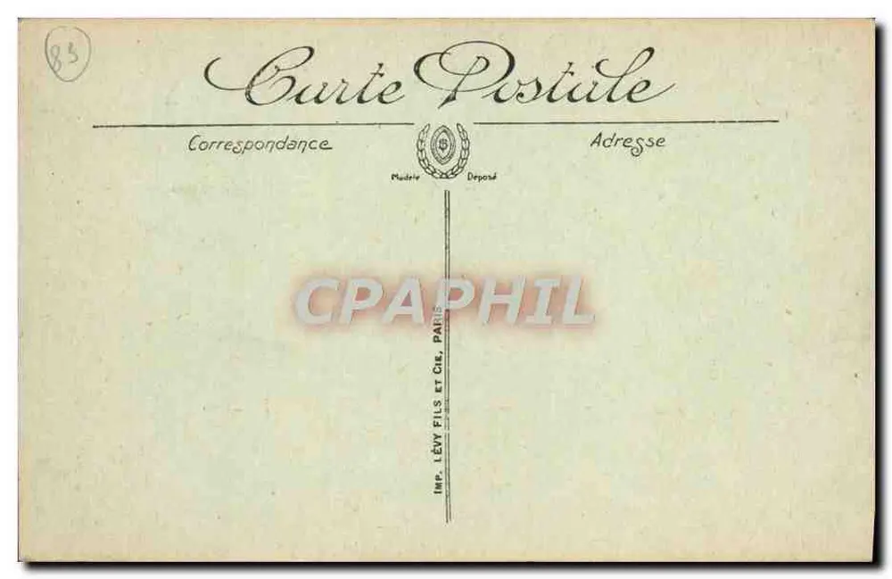 Toulon — Marinewaffenarsenal — Haupteingang — Imp. Lévy Fils et Cie, Paris - Rückseite