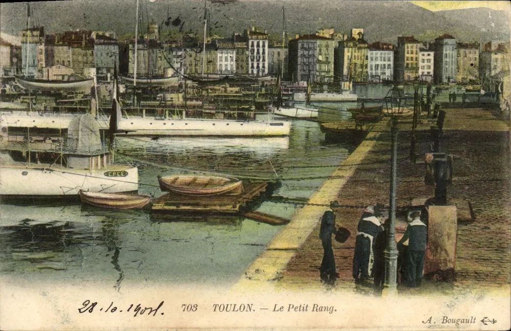 Toulon — Le Petit Rang — A. Bougault, n°703 - Frente