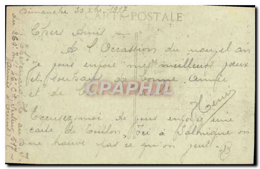Toulon - Das Marineobservatorium - L.R. - Rückseite