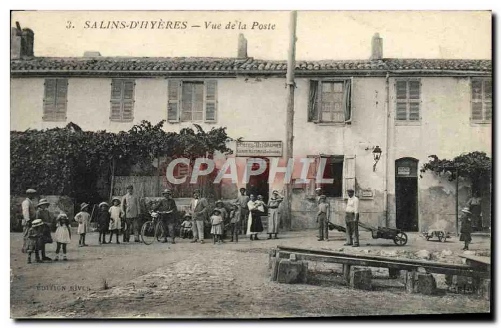 Salins-d'Hyères — Uitzicht op de Post — Uitgave Rives - Voorkant