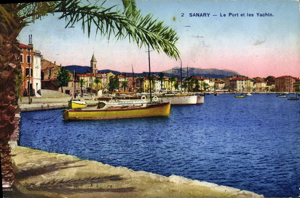 Sanary — Der Hafen und die Yachten. — Éditions d'Art Munier, n°2 - Vorderseite