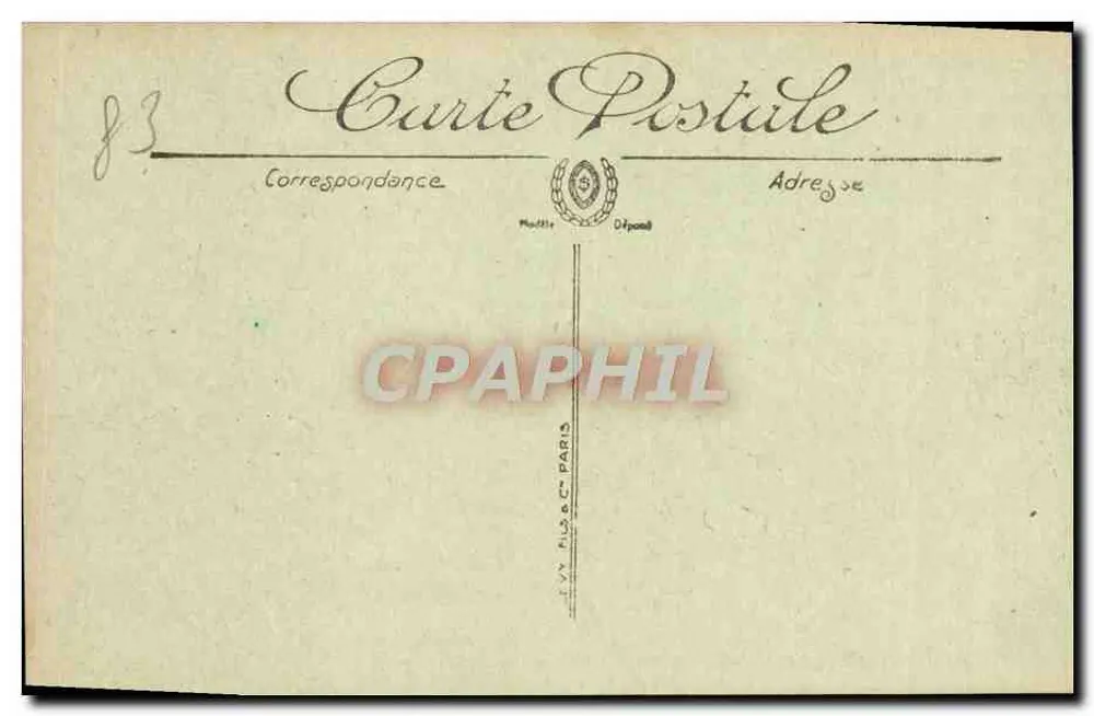 Ansicht von Hyères — San Salvadour — Das Grand Hotel — LL. - Rückseite