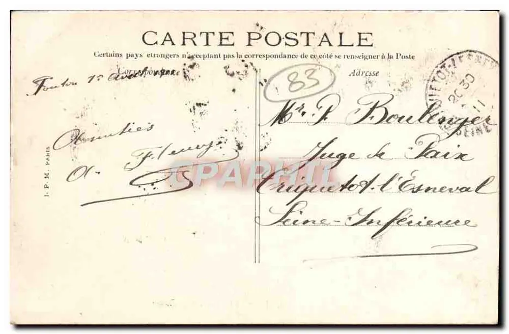 Toulon — Porta Nossa Senhora — Edição de Arte, n°113 - Verso