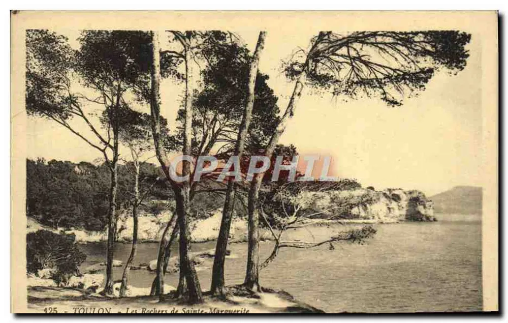 Toulon — Die Felsen von Sainte-Marguerite — G. Armand, Nantes - Vorderseite