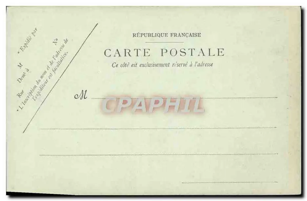 Toulon — O Gênio Marítimo — A. Bougault, n°716 - Verso