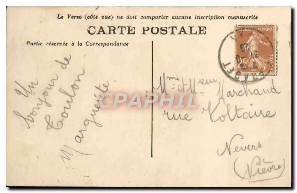 Côte d'Azur - TOULON - Le Mourillon — Garten am Meer — unbekannter Verlag, Nr. 539 - Rückseite