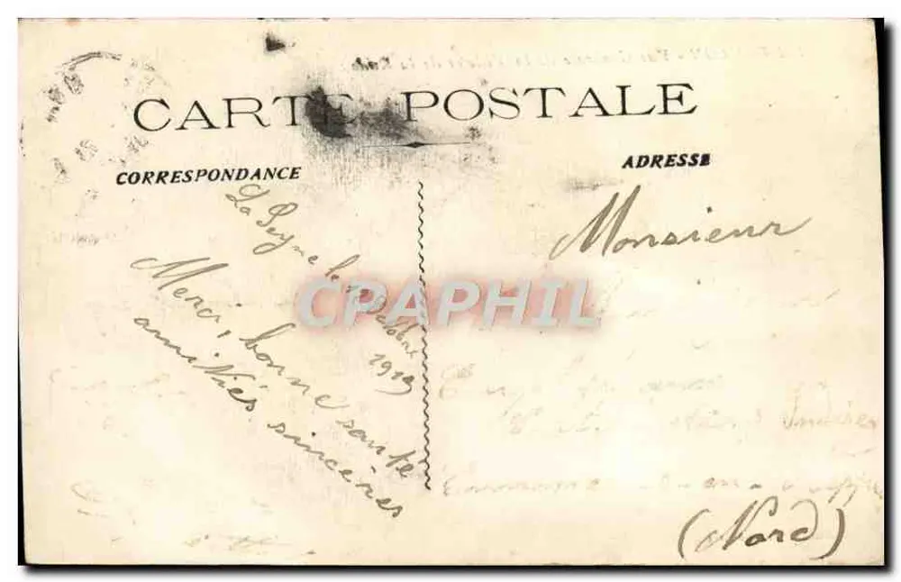 Toulon — Allgemeiner Blick auf die Stadt und den Hafen — Verlag Chantepied, Nr. 102 - Rückseite