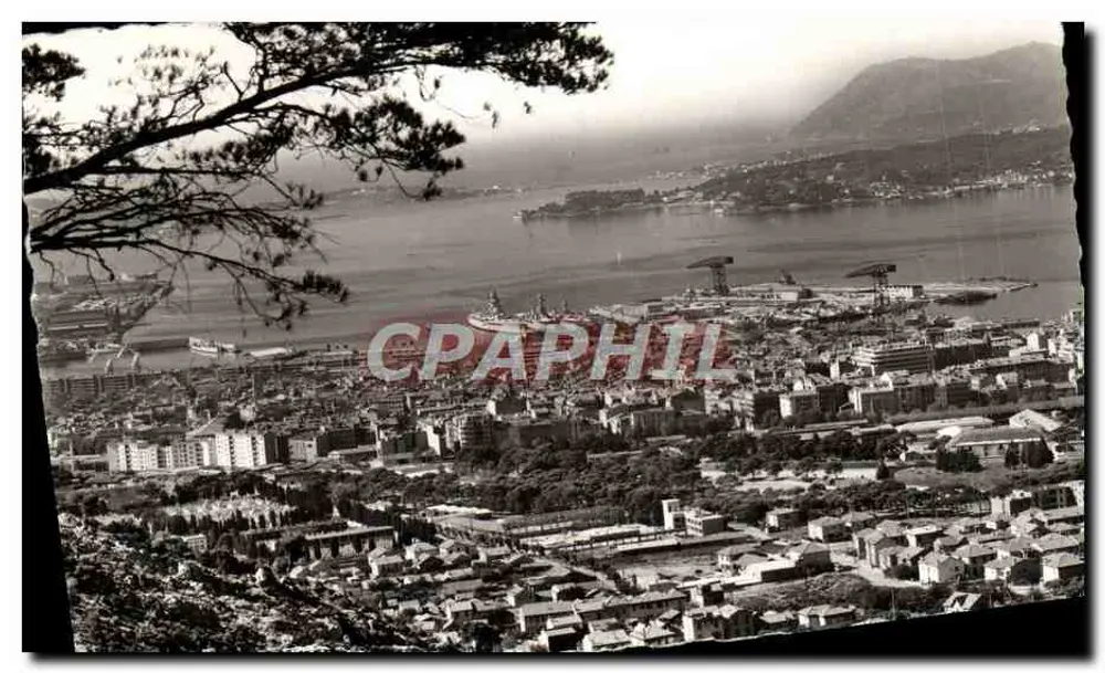 Allgemeiner Blick auf die Stadt und den Hafen — Toulon — Editions S.E.P.T. - 35, Barcello - Reproduction - Vorderseite