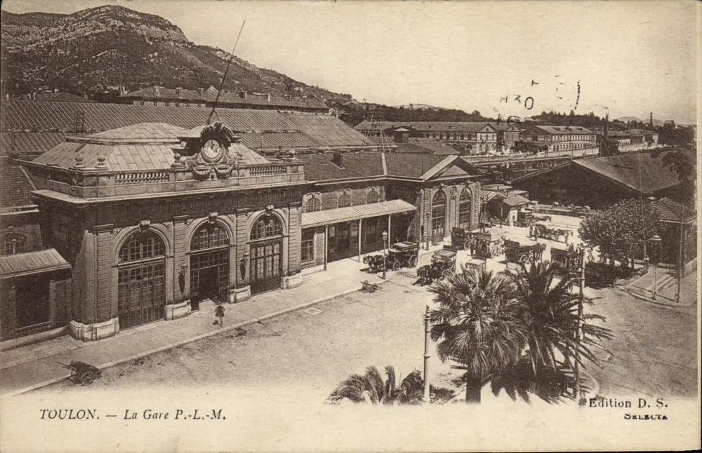 Toulon — La Stazione P.-L.-M. — Edizione D. S. SELECTA - Recto