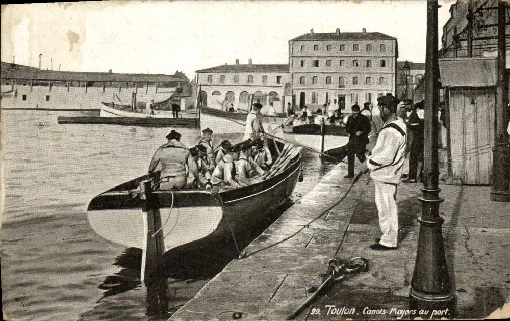 Toulon — Canots-Mayors au port — Éditeur imprimeur non visible, n° 29 - Vorderseite