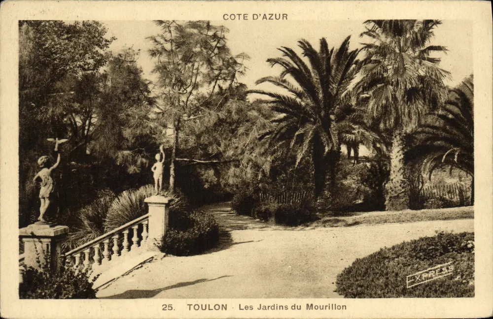 Toulon - Les Jardins du Mourillon — Côte d'Azur — Verlag L'Express, Nr. 25 - Vorderseite