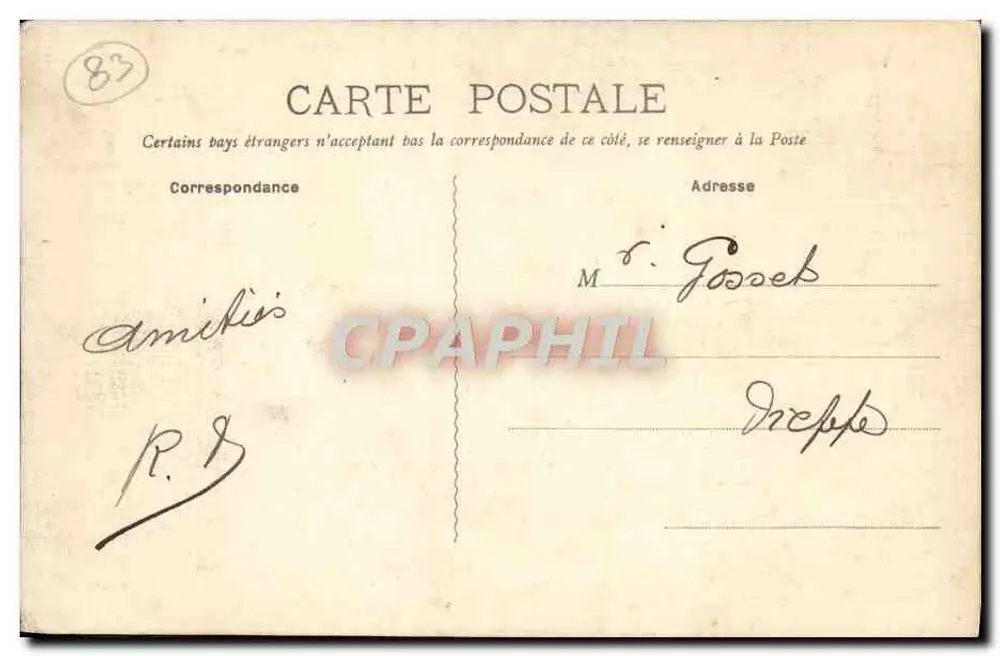 Toulon — La Mitre Mourillon — Refravelli - Rückseite