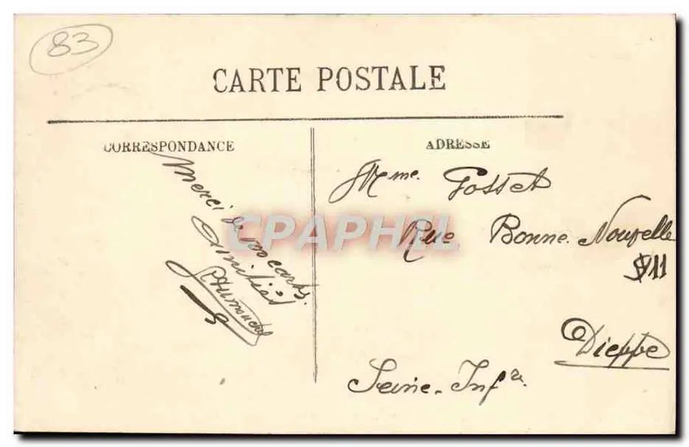 Le Mourillon — Der Boulevard du Littoral und die Bäder Sainte-Hélène — LL. - Rückseite