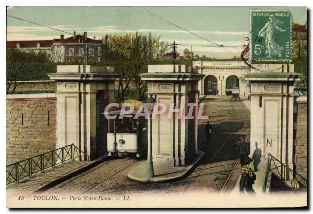 Toulon — Porta Nossa Senhora — LL. — editor LL. - Frente