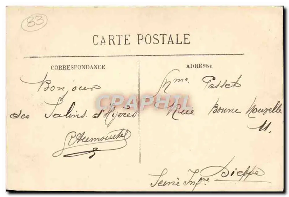 Toulon — Porta Nossa Senhora — LL. — editor LL. - Verso