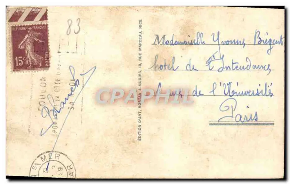 Toulon — Vista geral — RM - Verso